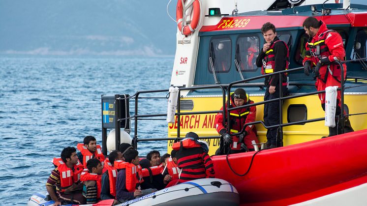 Orolig tid på Egeiska Havet - team 17 och 18 nyss hemkomna