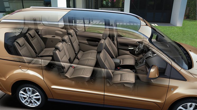 Täysin uusi Ford Tourneo Connect sai ensimmäisenä luokassaan täydet 5 tähteä turvallisuudesta Euro NCAP:n törmäystesteissä  