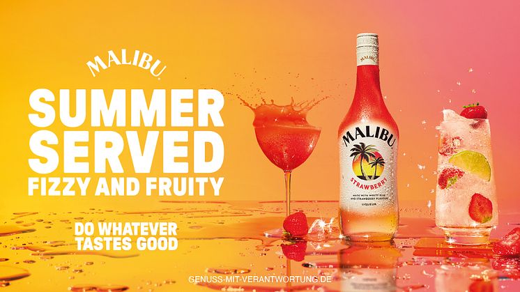 Fizzy & Fruity: Malibu Strawberry