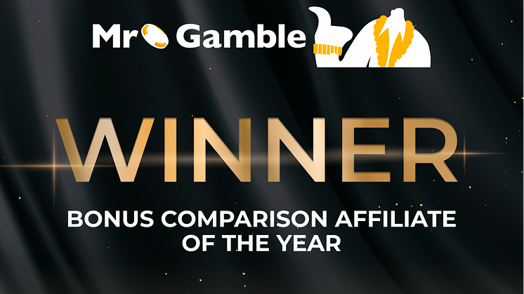 Mr. Gamble Wins ‘Bonus Comparison Affiliate of The Year’