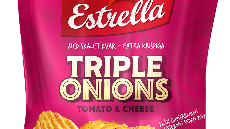 Triple Onions Tomato & Cheese från Estrella 2019 