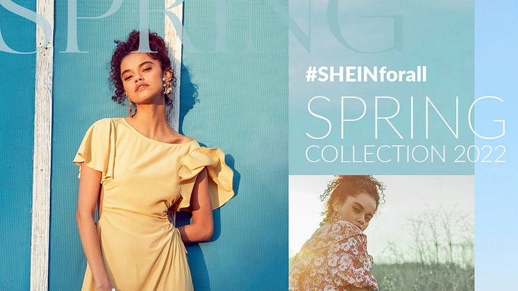 Screen shot of Shein website