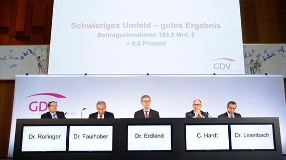 Jahrespressekonferenz des GDV - Respektables Gesamtergebnis 