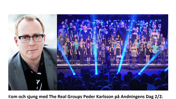 Kom och sjung med The Real Groups Peder Karlsson på Andningens Dag 2/2