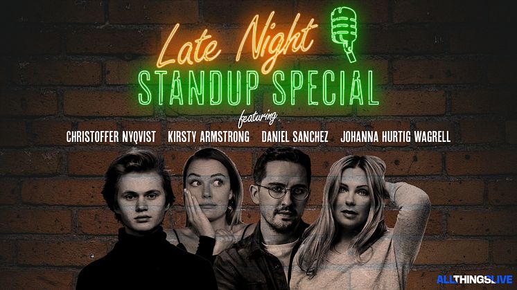 Late Night Standup Special med Johanna Hurtig Wagrell, Kirsty Armstrong, Christoffer Nyqvist och Daniel Sanchez