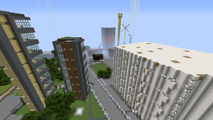 Minecraftspelarna har skapat ett helt nytt Kristianstad