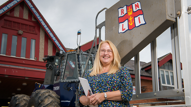 Kay Heslop at RNLI Cullercoats 