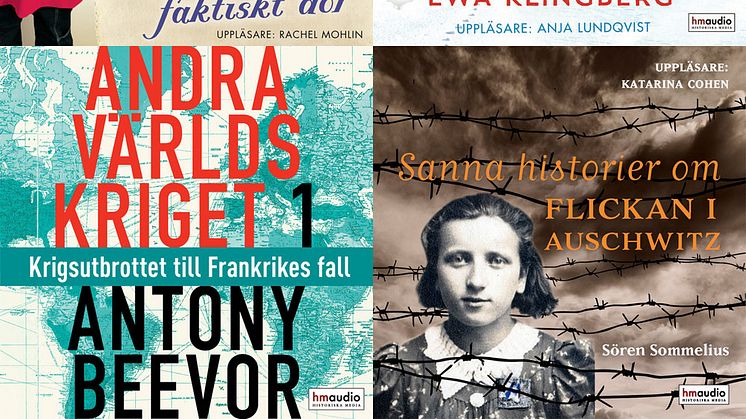 Historiska Media har fyra nominerade titlar till Storytel Awards