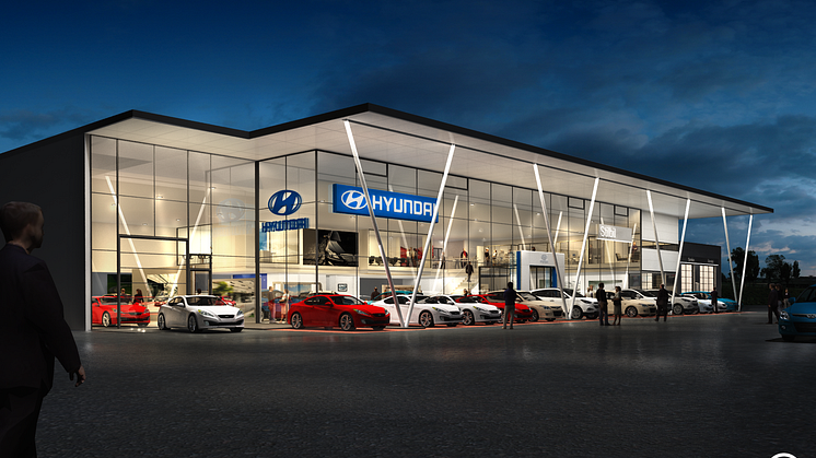 Ny exklusiv Hyundai-anläggning i Uppland Väsby
