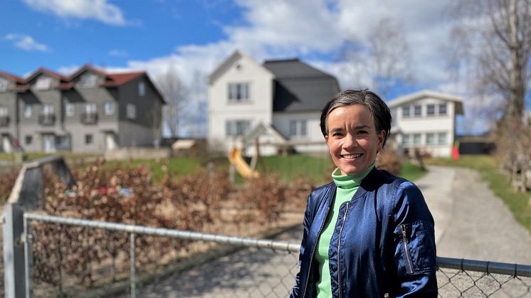 Ordfører Gunn Cecilie Ringdal i Lier vil lytte på de unges innspill om Fjordbyen.