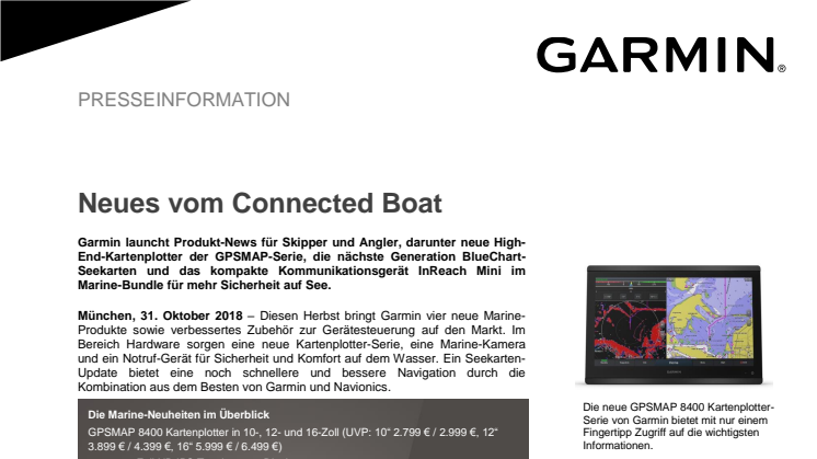 Neues vom Connected Boat 