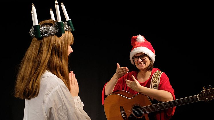 Den 12 december har Eldorados musikkafé luciatåg med teckensång. Foto: Stefan Ganestam