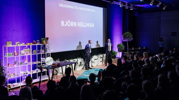 Björn Hellman, vd på Livsmedelsföretagen, Matdagen 2018