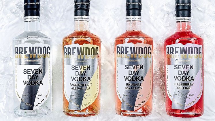 Den 26 oktober släpps flera nyheter från BrewDog Distilling Co i Systembolagets Beställningssortiment, bland annat fyra sorters vodka varav tre är smaksatta.