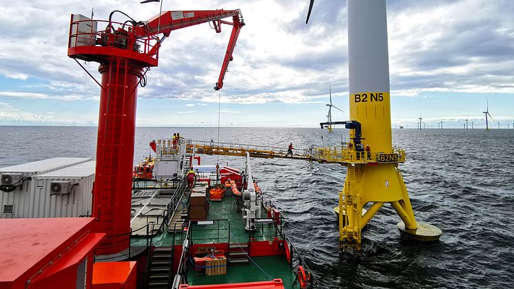 ESVAGT DANA i Baltic 2 offshore vindpark - 2020