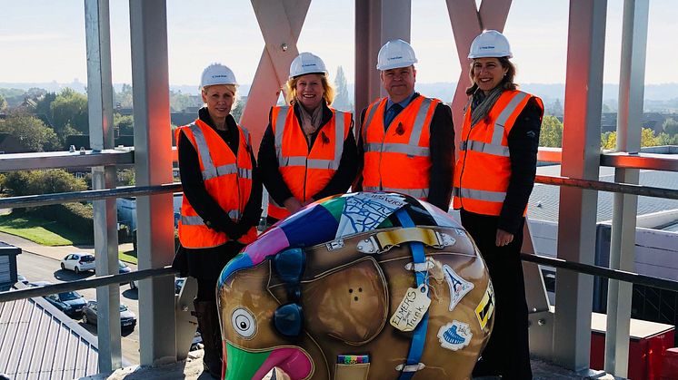 Ipswich-based Fred. Olsen companies celebrate ‘Topping Out’ of new multi-million-Pound extension to Fred. Olsen House headquarters 