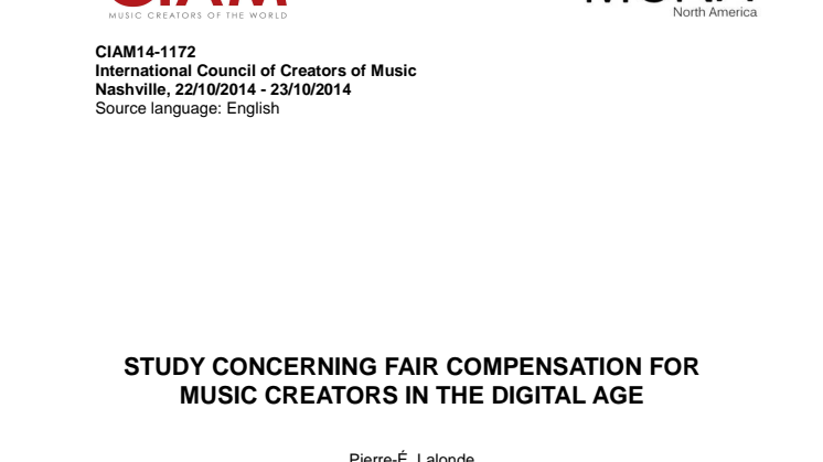Fair Compensation for Music Creators in the Digital Age