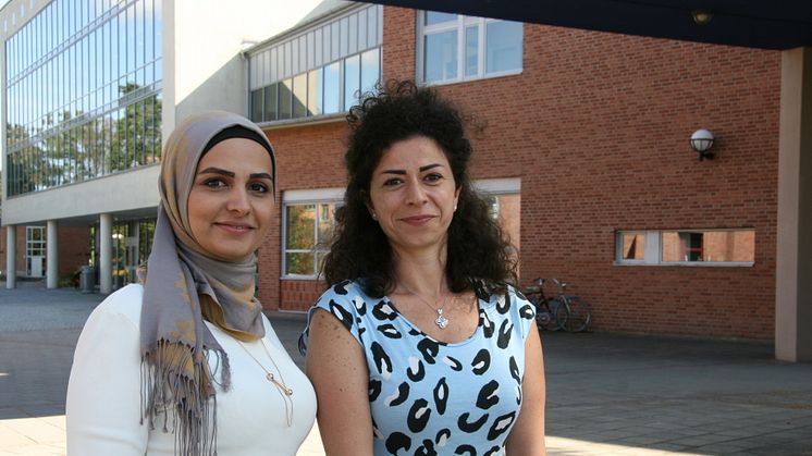 Nour Almardoud och Michelle Nahhas har båda praktiserat på Högskolan Väst.