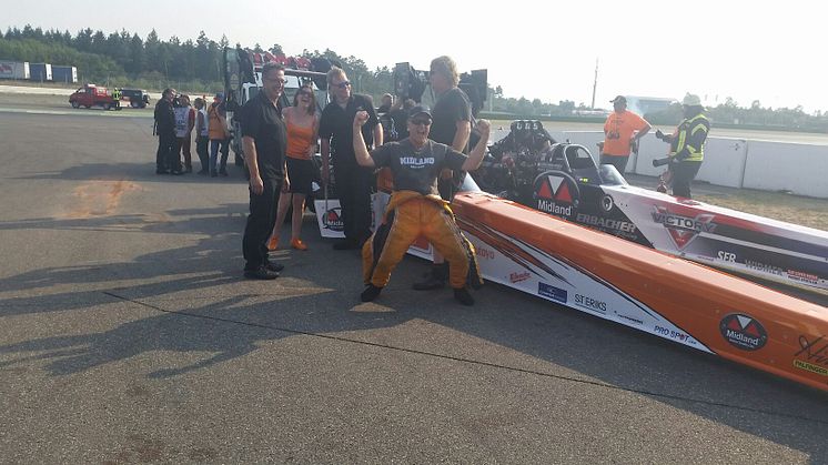 Magnus Fagerström och Andreas Norberg vinnare i Top Fuel prova-på-mekaniker!