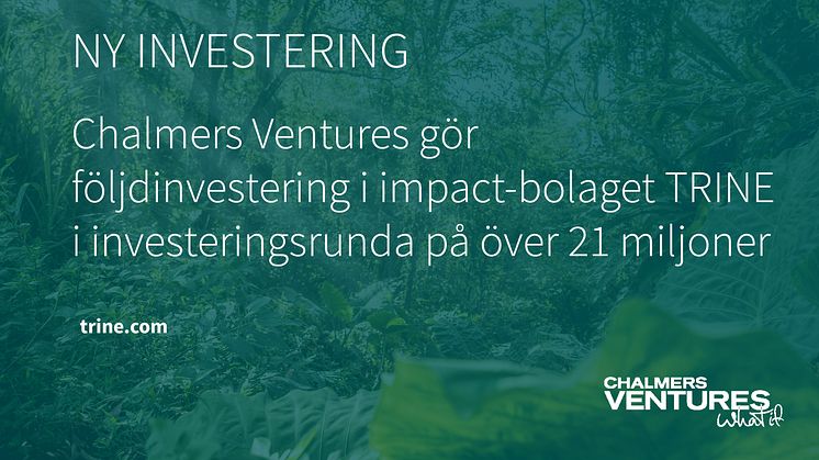 Impactbolaget Trine genomför investeringsrunda på över 21 miljoner