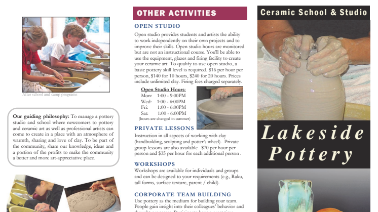 Custom Made Pottery and Ceramic Projects