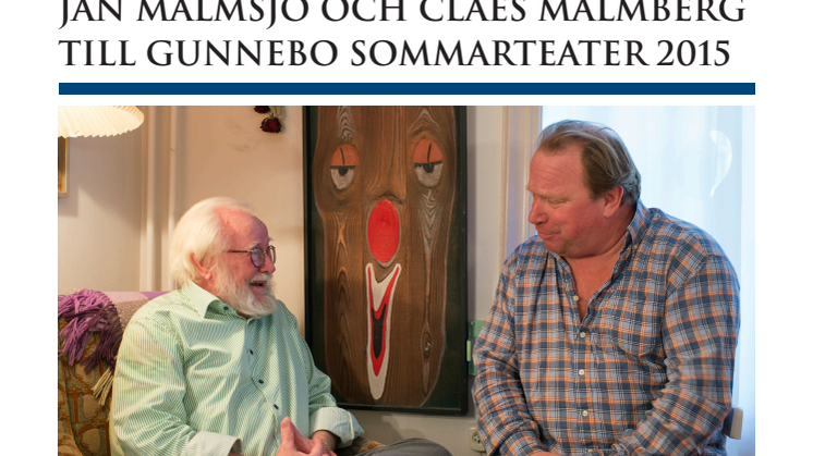 Jan Malmsjö och Claes Malmberg på Gunnebo Sommarteater 2015