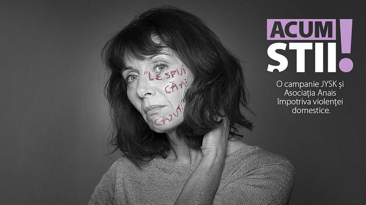 Asociatia Anais și JYSK lanseaza campania de informare cu privire la violența domestică „Acum știi”