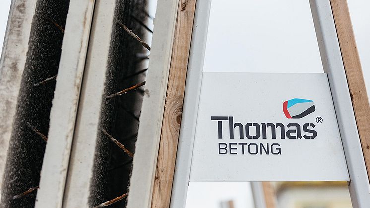 Thomas Betong lanserar klimatförbättrad skalvägg med minst 40 procent lägre klimatpåverkan 
