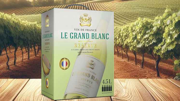 Le Grand Blanc 4,5 liter - Bäst prissatta boxen från Frankrike, 299 kr! 
