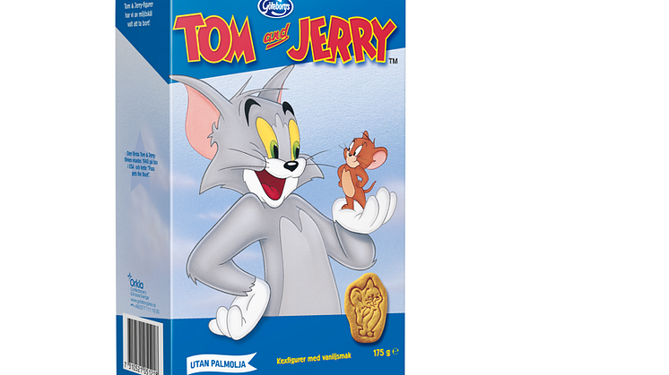 2 400 kg plast sparas när plastfiguren försvinner ur Tom & Jerry-kexpaketen 