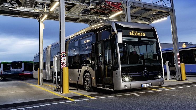 Comfort bygger laddinfrastruktur åt Daimler Buses Sverige på VY bussanläggning i Östersund!