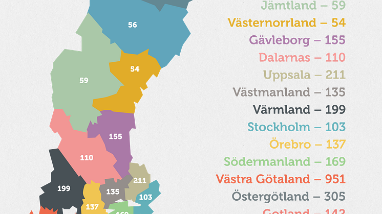 Hela listan: Länen med flest KRAV-bönder