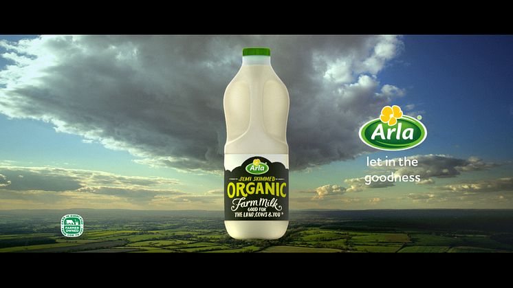 ​Arla launches new campaign to celebrate first branded organic milk range in the UK