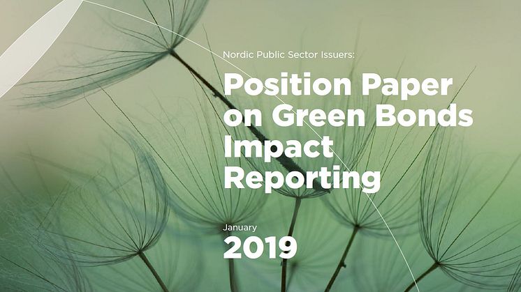 Ten Nordic green bond issuers have updated its position paper on impact reporting