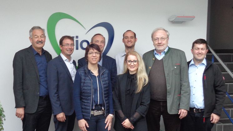 v.l.n.r.: Gerhard Stadler, Franz Beringer, Isabella Timm-Guri, Ulrich Steinemann, Andrea Belegante, Patrick Birnesser, Dr. Heinz Schweer, Dr. Johann Ertl