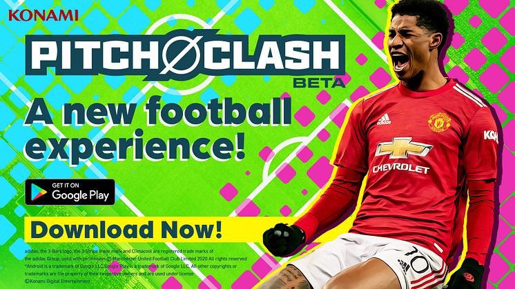KONAMI ANNOUNCES PITCH CLASH BETA, A NEW CASUAL MOBILE GAME FOR FOOTBALL FANS