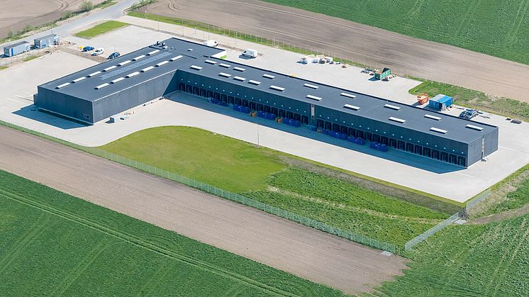 GLS' nye depot nord for Horsens, tæt på motorvej E45