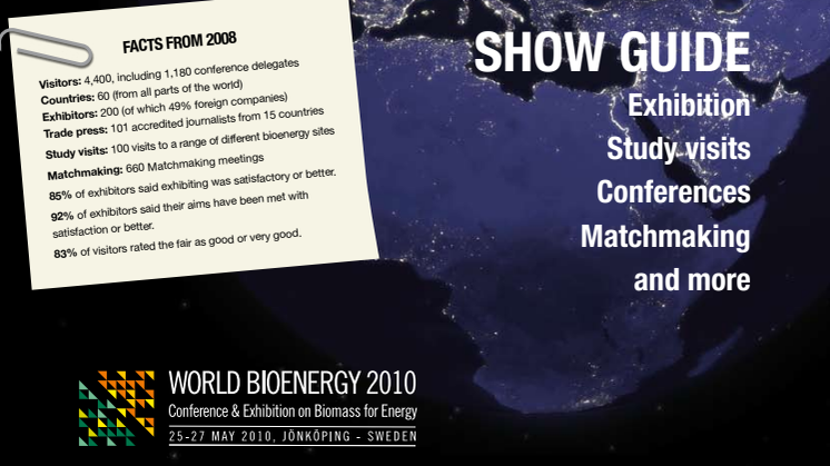 World Bioenergy 2010 Final Show Guide