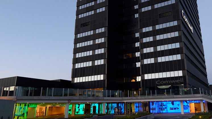 Markant kunstnerisk udsmykning i Aarhus City Tower