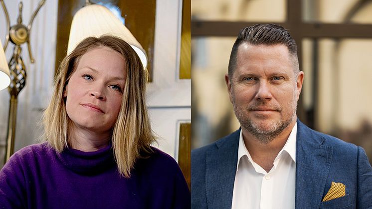 Maria Svensson Wiklander och Lars Wingefors står för två av programmets spännande programpunkter.