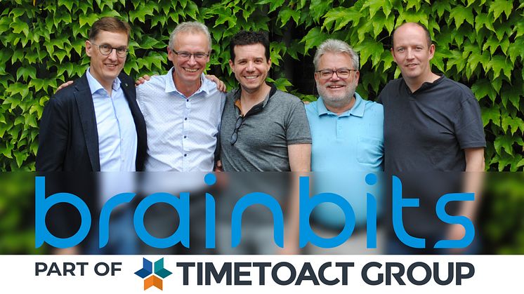 brainbits becomes Part of TIMETOACT GROUP. credits: TIMETOACT