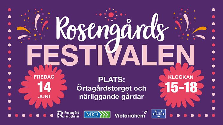 Rosengårdsfestivalen, fredag 14 juni klockan 15-18