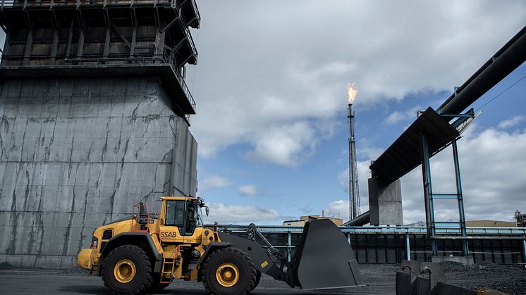 Volvo L220H hos SSAB i Luleå