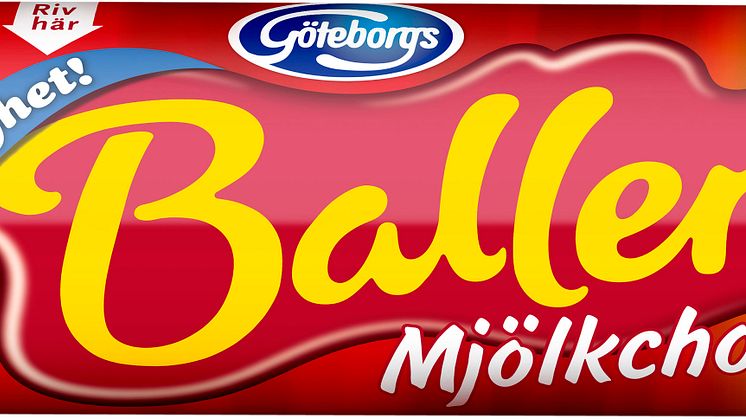 Ballerina – nu äntligen med mjölkchokladfyllning