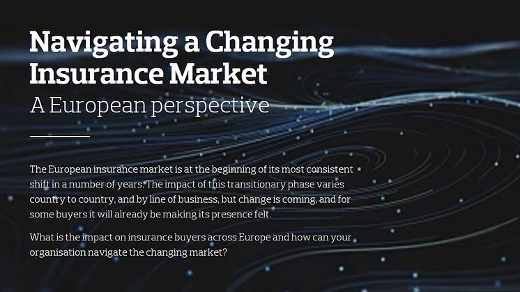 Aon anticipates further challenges for insurance buyers in Europe 