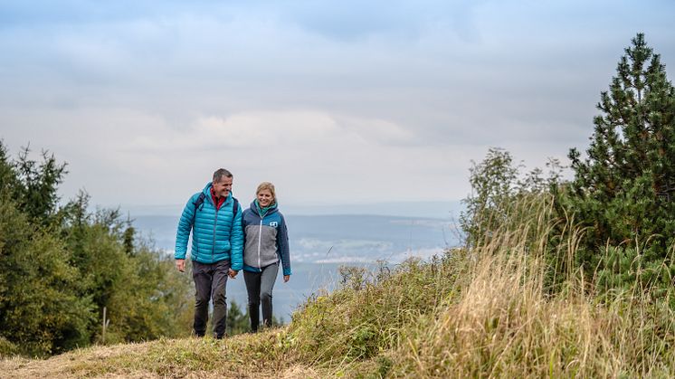 Wandern in und um Oberwiesenthal (Foto: TMGS/Dennis Stratmann)