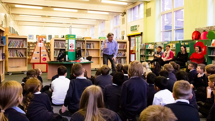 Literacy Hero wows young audience at Bury Library
