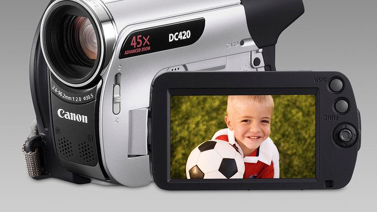 Canon introducerar en ny serie familjevänliga DVD-videokameror