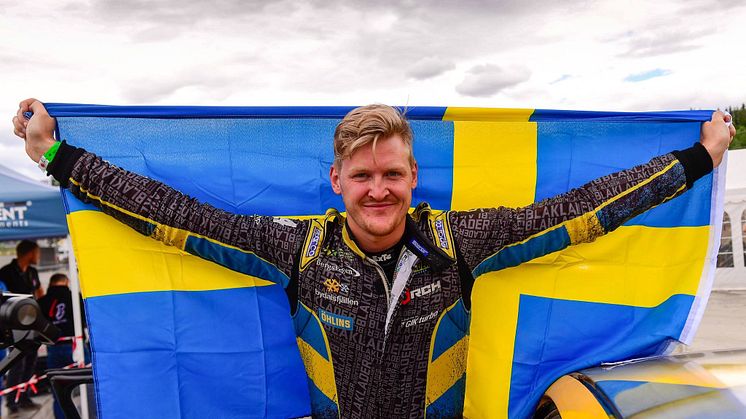  EM-segraren till Solvalla – Robin Larsson återvänder till RallyX Nordic