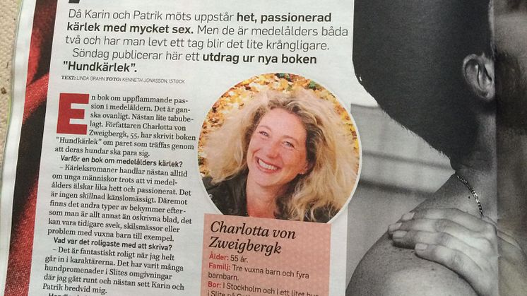 "Båda har levt ett tag, men plötsligt flammar passionen. Då Karin och Patrik möts uppstår het, passionerad kärlek med mycket sex" skriver Expressen